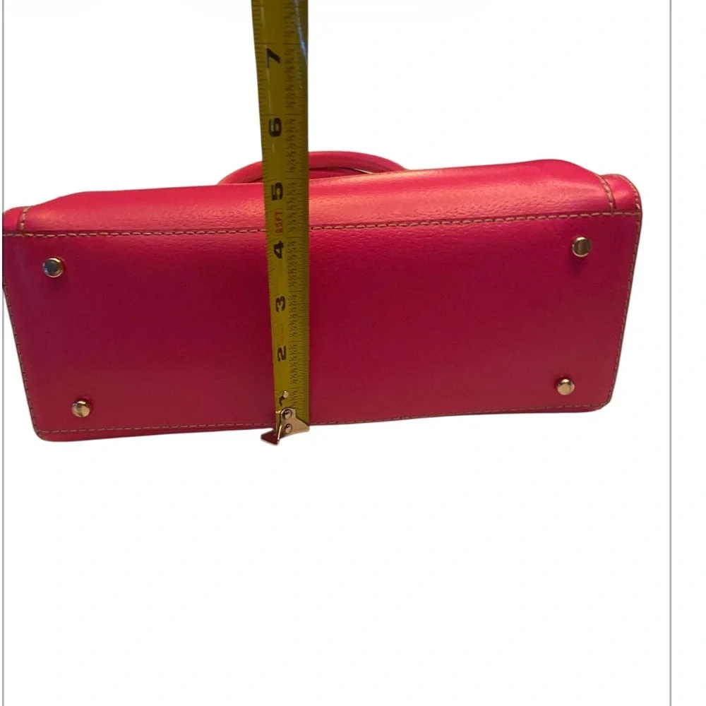 Kate Spade Hot Pink MAEDA Leather Shoulder Bag.